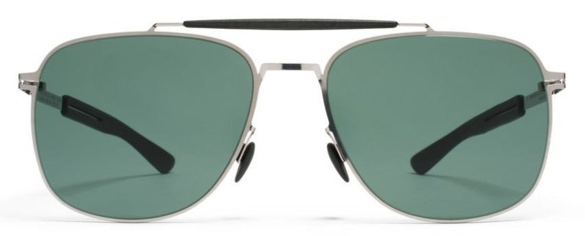 Alexander Daas - Mykita Mylon Elon Sunglasses - Silver Storm Grey &amp; Neophan - Front View
