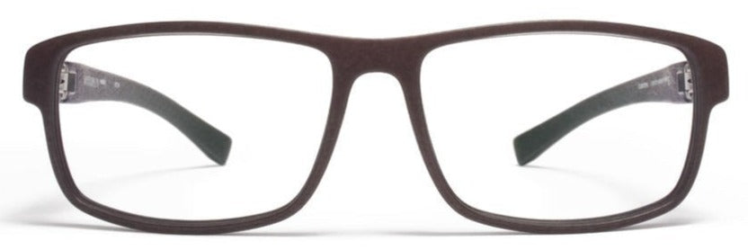 Alexander Daas - Mykita Mylon Hubble Eyeglasses - Ebony Brown - Front View