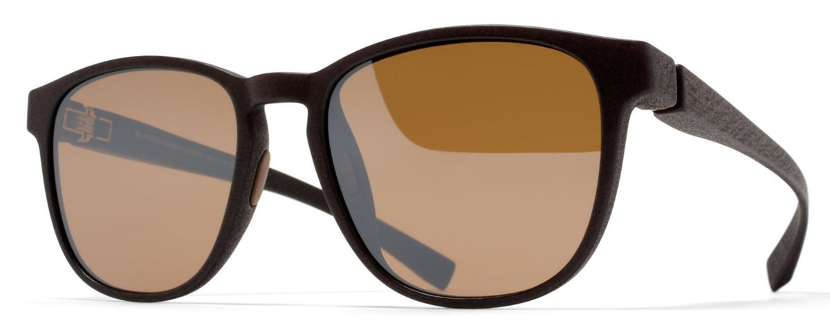 Alexander Daas - Mykita Mylon Lemas Sunglasses - Ebony Brown &amp; Sienna Brown - Side View