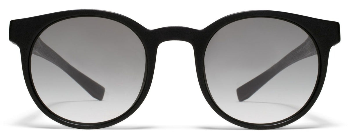 Alexander Daas - Mykita Mylon Omega Sunglasses - Pitch Black &amp; Grey Gradient - Front View