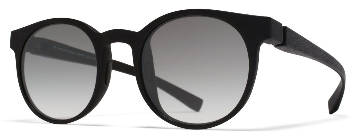 Alexander Daas - Mykita Mylon Omega Sunglasses - Pitch Black &amp; Grey Gradient - Side View