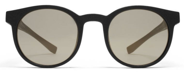 Alexander Daas - Mykita Mylon Omega Sunglasses - Pitch Black &amp; Gun Metal - Front View