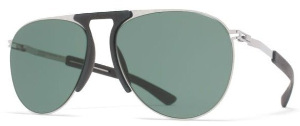 Alexander Daas - Mykita Mylon Rye Sunglasses - Silver & Storm Gray - Side View