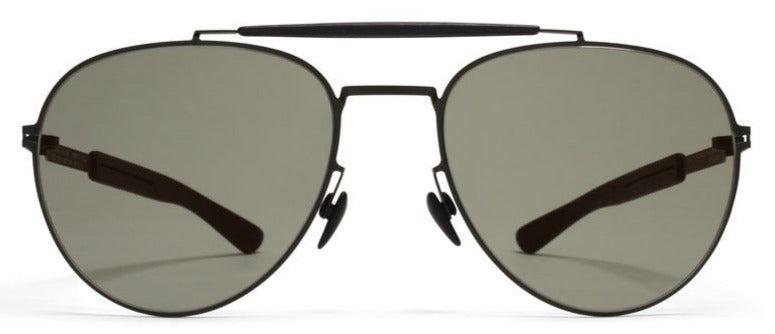 Alexander Daas - Mykita Mylon Sloe Sunglasses - Black Gold Flash - Front View