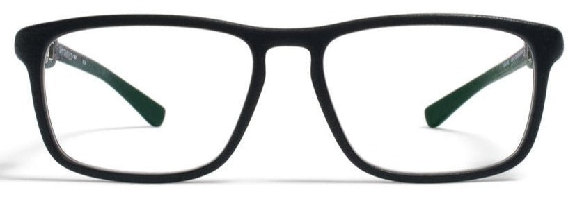 Alexander Daas - Mykita Mylon Ukko Eyeglasses - Pitch Black - Front View