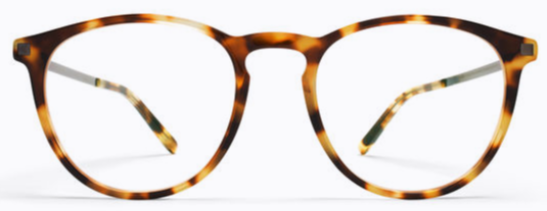 Alexander Daas - Mykita Nukka Eyeglasses - Cocoa Sprinkles & Shiny Graphite - Front View