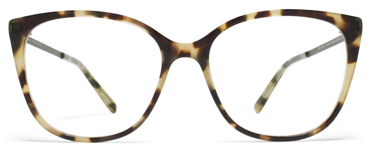 Alexander Daas - Mykita Osha Eyeglasses - Chocolate Chips &amp; Black - Front View