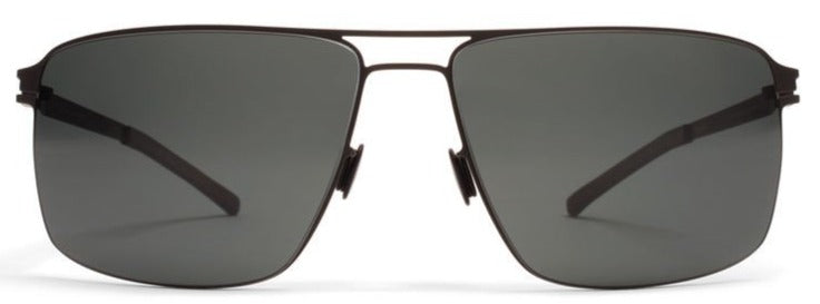 Alexander Daas - Mykita Owen Sunglasses - Black Polarized - Front View
