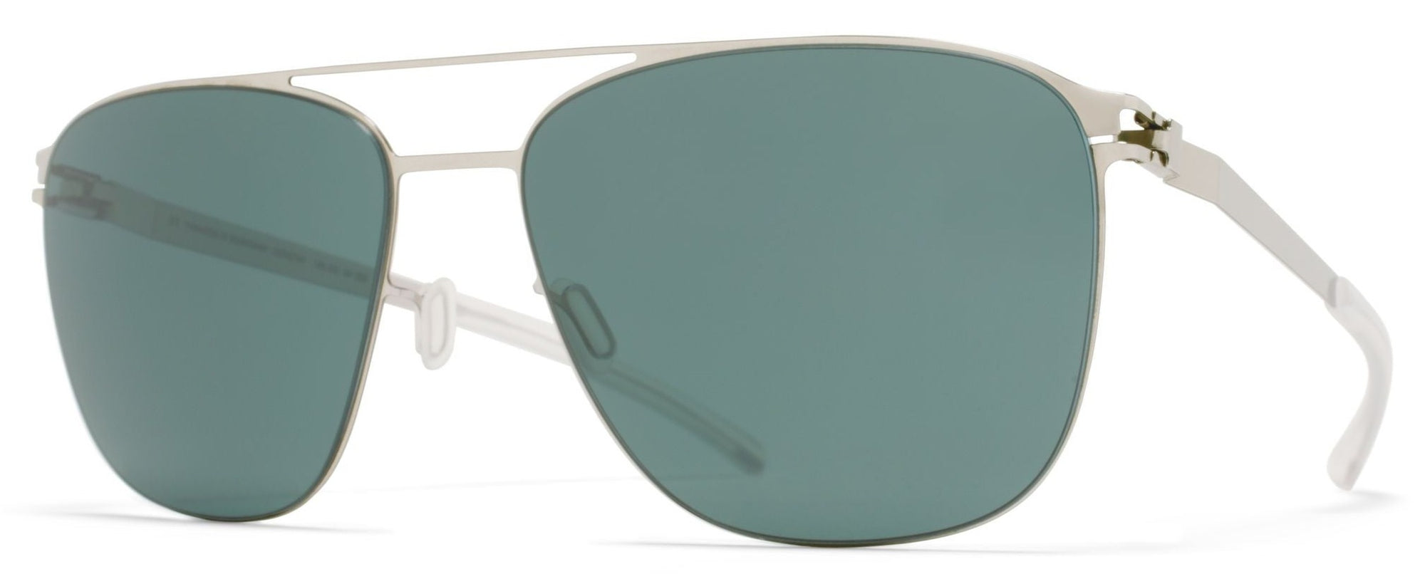 Alexander Daas - Mykita Preston Sunglasses - Shiny Silver & Neophan - Side View