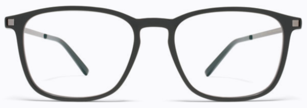 Alexander Daas - Mykita Tuktu Eyeglasses - Storm Grey &amp; Shiny Graphite - Front View