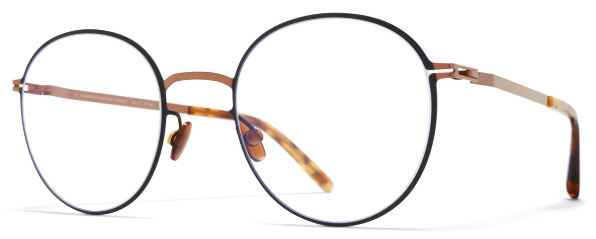 Alexander Daas - Mykita Vabo Eyeglasses - Copper &amp; Black - Side View