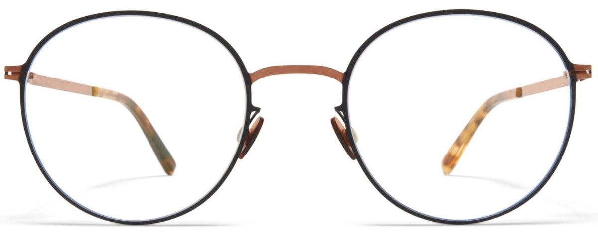 Alexander Daas - Mykita Vabo Eyeglasses - Shiny Copper &amp; Black - Front View