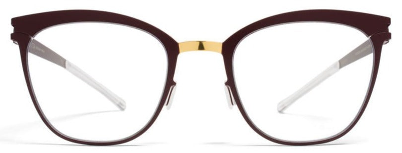 Alexander Daas - Mykita Virna Eyeglasses - Burgundy - Front View