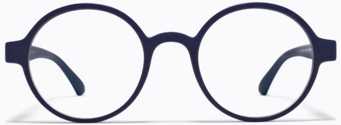 Alexander Daas - Mykita Voo MD25 Eyeglasses - Navy Blue - Front View