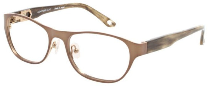 Alexander Daas - Nina Eyeglasses - Bronze &amp; Moss - Side View