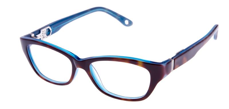 Alexander Daas - Noe Eyeglasses - Dark Tortoise & Bright Blue - Side View