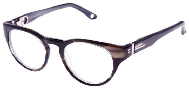 Alexander Daas - Potrero Eyeglasses - Marble Black & Grey - Side View