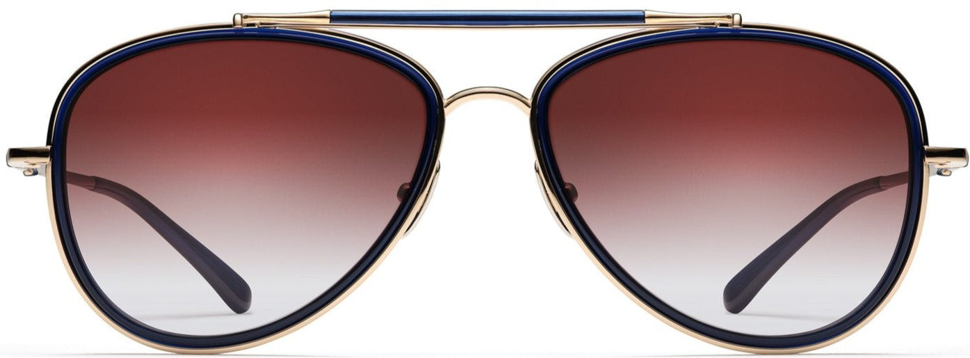 Alexander Daas - Robert Marc 7001 Sunglasses - Rose Gold & Navy - Front View