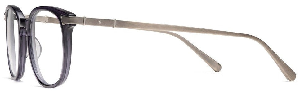 Alexander Daas - Robert Marc 885 Eyeglasses - Blue Bay & Antique Silver - Side View