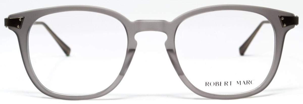 Alexander Daas - Robert Marc 885 Eyeglasses - Graphite &amp; Antique Silver - Front View