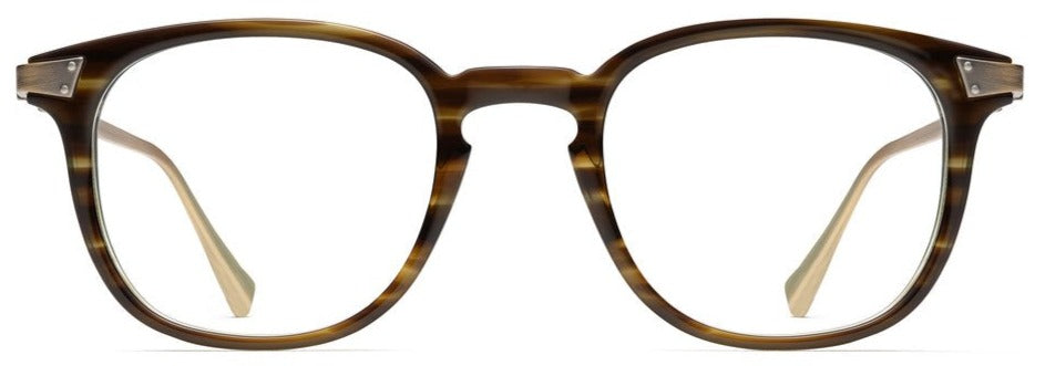 Alexander Daas - Robert Marc 885 Eyeglasses - Smoketree & Antique Gold - Front View