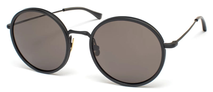 Alexander Daas - Round Sunglasses - Black - Side View