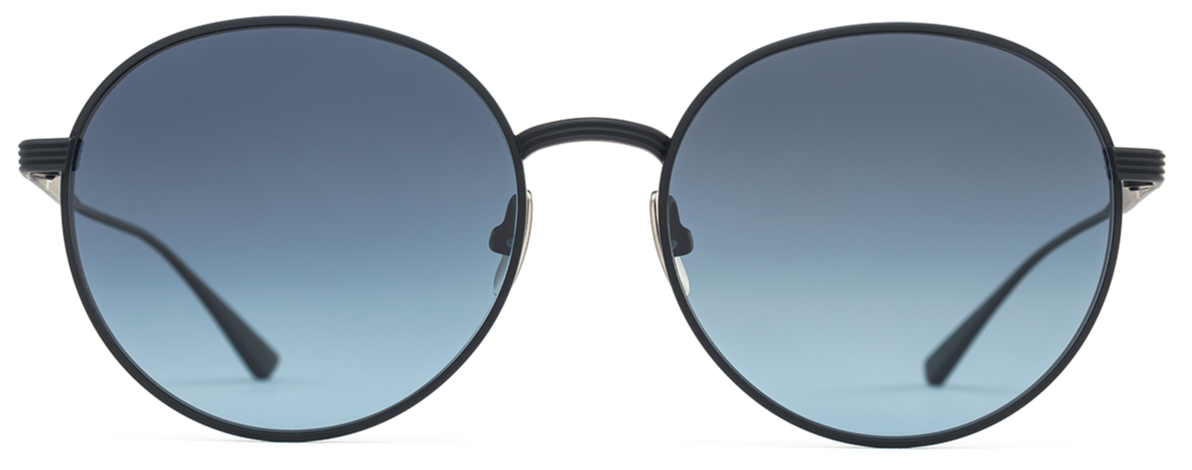 Alexander Daas - SALT Optics A'maree's Trois Sunglasses - Black Sand & Deep Blue - Front View