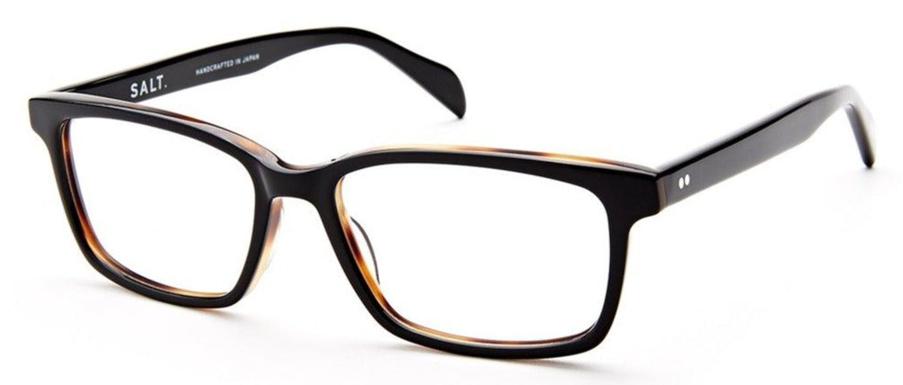 Alexander Daas - SALT Optics Alex Eyeglasses - Black Oak - Side View