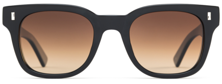 Alexander Daas - SALT Optics A&#39;maree&#39;s Un Sunglasses - Black &amp; Brown Gradient - Front View