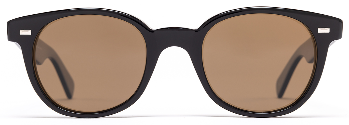 Alexander Daas - SALT Optics Andy Sunglasses - Black & Brown - Front View