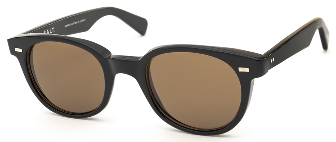 Alexander Daas - SALT Optics Andy Sunglasses - Black &amp; Brown - Side View