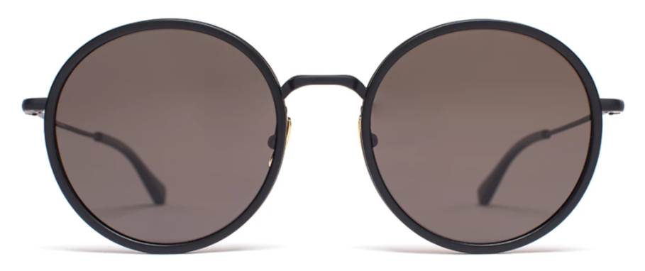Alexander Daas - SALT Optics Audrey Sunglasses - Black Sand & Polarized Black - Front View