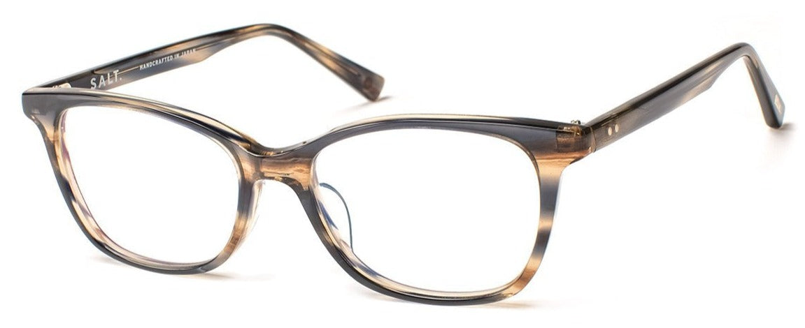 Alexander Daas - SALT Optics Cookie Eyeglasses - Tortoise Grey - Side View