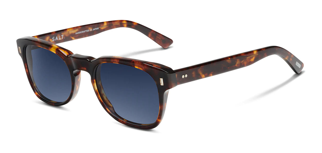 Alexander Daas - SALT Optics Coolidge Sunglasses - Toasted Toffee & Denim Gradient - Side View