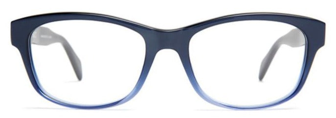 Alexander Daas - SALT Optics Cynthia Eyeglasses - Cerulean Blue Gradient - Front View