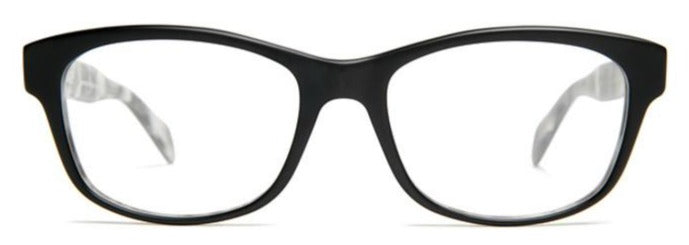 Alexander Daas - SALT Optics Cynthia Eyeglasses - Matte Black Fog - Front View