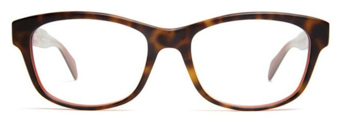 Alexander Daas - SALT Optics Cynthia Eyeglasses - Matte Oiled Bark & Aurora - Front View