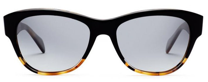 Alexander Daas - SALT Optics Dee Sunglasses - Black Horizon & Grey Gradient - Front View