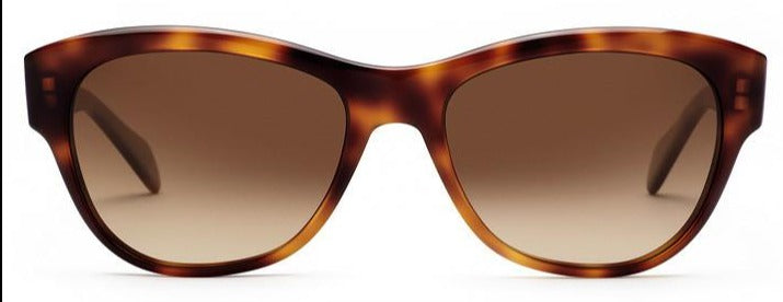 Alexander Daas - SALT Optics Dee Sunglasses - Burlywood & Brown Gradient - Front View