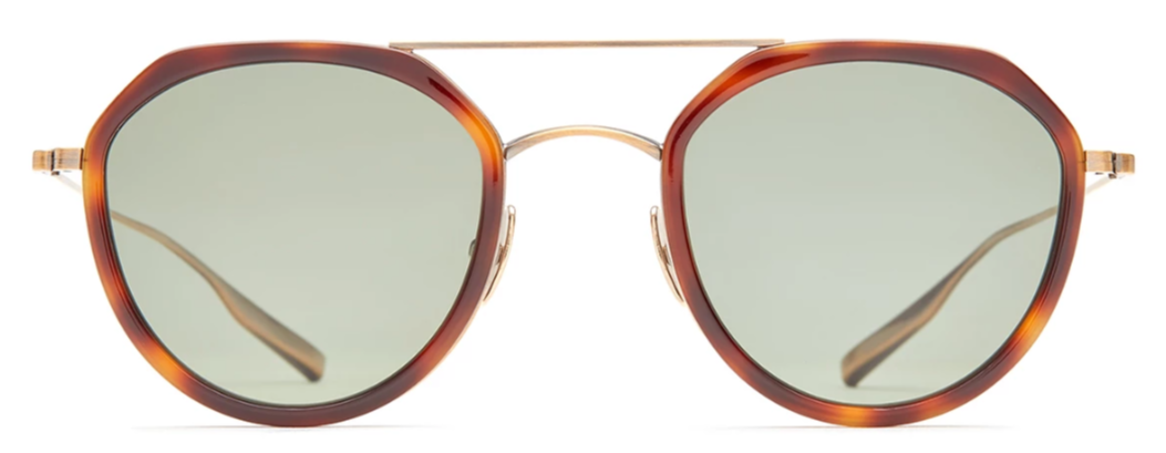 Alexander Daas - SALT Optics Di Bergi Sunglasses - Burlywood & Antique Gold - Front View