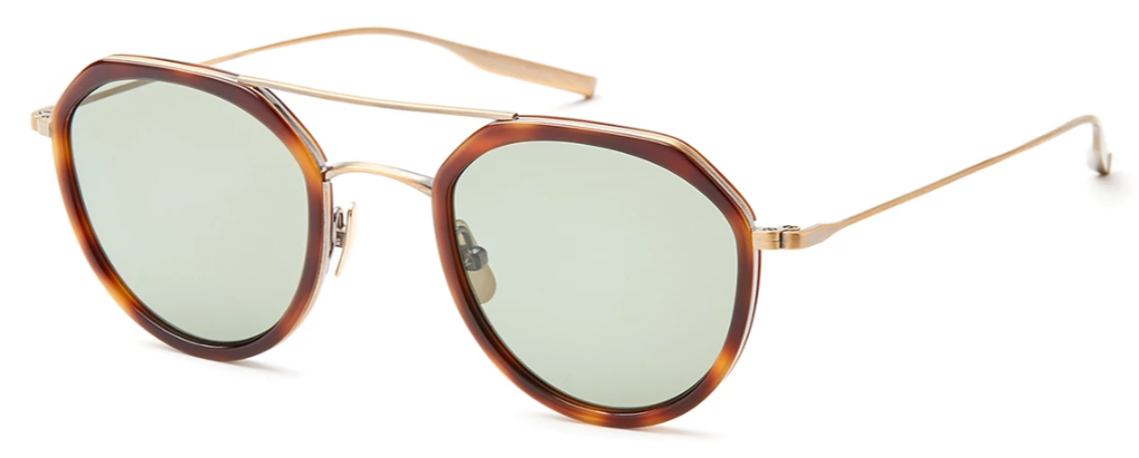 Alexander Daas - SALT Optics Di Bergi Sunglasses - Burlywood &amp; Antique Gold - Side View