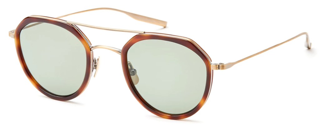 Alexander Daas - SALT Optics Di Bergi Sunglasses - Burlywood & Antique Gold - Side View