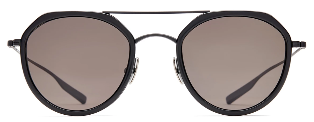 Alexander Daas - SALT Optics Di Bergi Sunglasses - Matte Black &amp; Grey - Front View