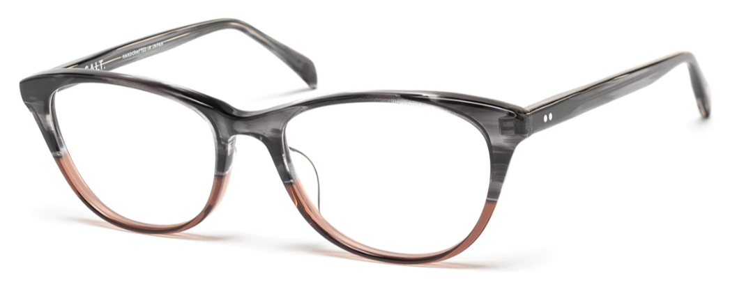 Alexander Daas - SALT Optics Fran Eyeglasses - Grey Cinnamon - Side View