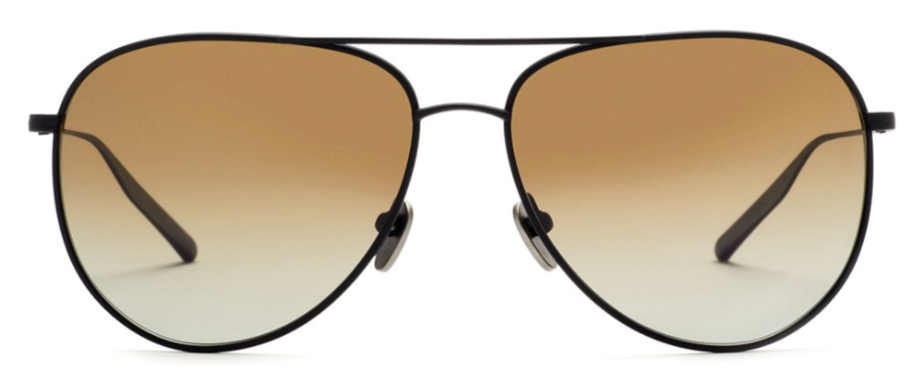 Alexander Daas - SALT Optics Francisco Sunglasses - Black Sand & Ash Brown - Front View