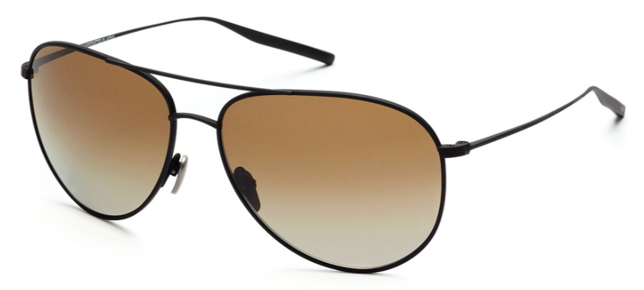 Alexander Daas - SALT Optics Francisco Sunglasses - Black Sand & Ash Brown - Side View