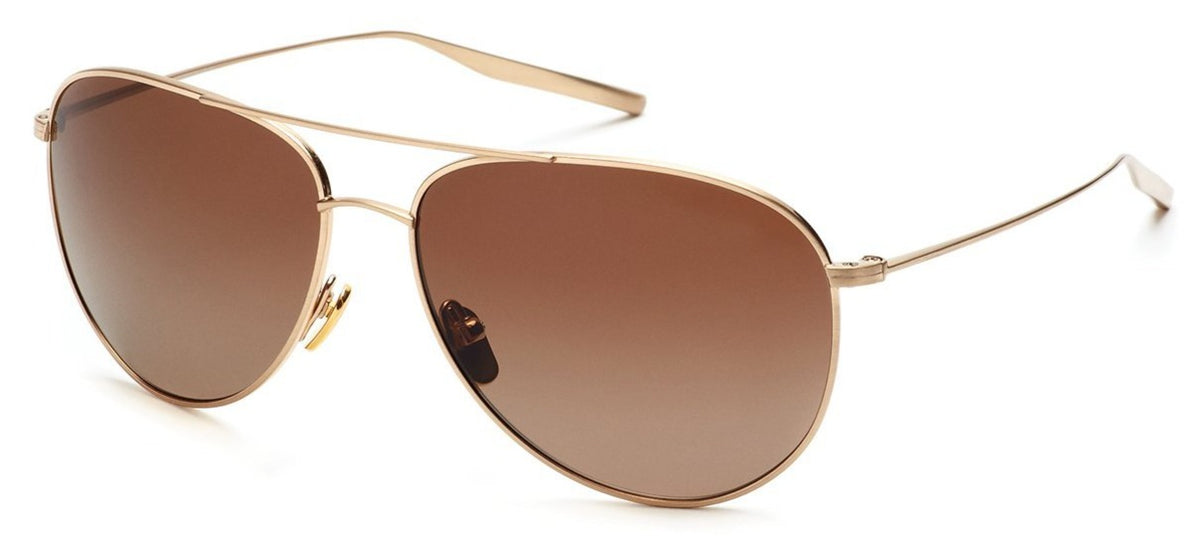 Alexander Daas - SALT Optics Francisco Sunglasses - Brushed Honey Gold &amp; Brown Gradient - Front View