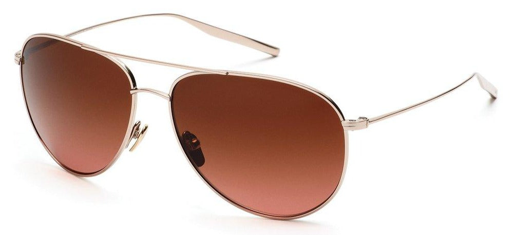 Alexander Daas - SALT Optics Francisco Sunglasses - Rose Gold &amp; Crimson Gradient - Side View