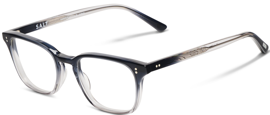 Alexander Daas - SALT Optics Fuller Eyeglasses - Coastal Fog - Side View