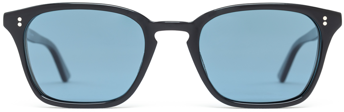 Alexander Daas - SALT Optics Fuller Sunglasses - Black & Denim - Front View